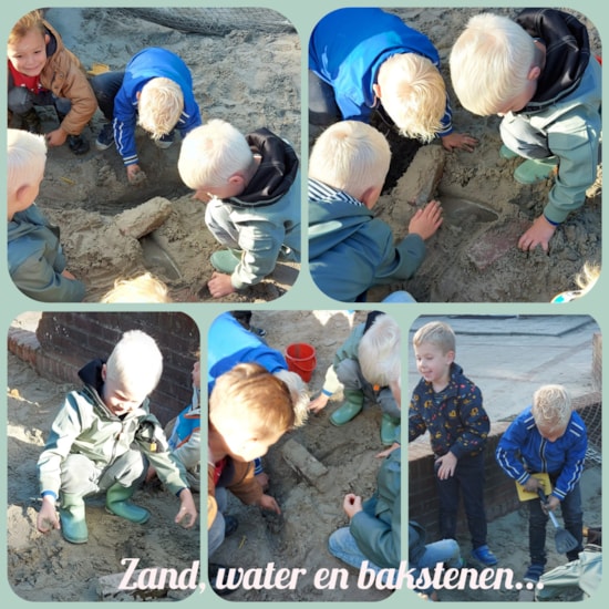 Groep 1/2 buitenspelen